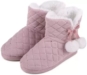 Image of Totes Totes Rhinestone Boots - Pink