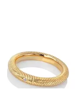 Image of Hot Diamonds X Jac Jossa Spirit Ring, Gold Size XL Women