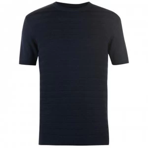 Image of Firetrap Blackseal Knit T Shirt - Navy
