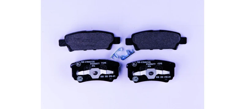 Image of HELLA Brake pad set HELLA 8DB 355 010-811