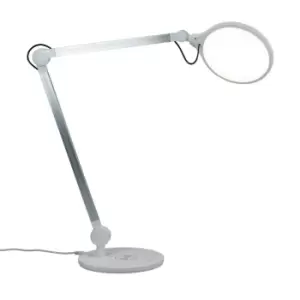 image of Office Task Table Lamp Shiny White