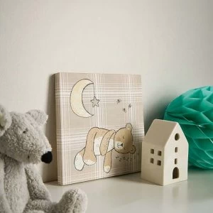 Image of Denim-Look Cream Wallpaper Cream