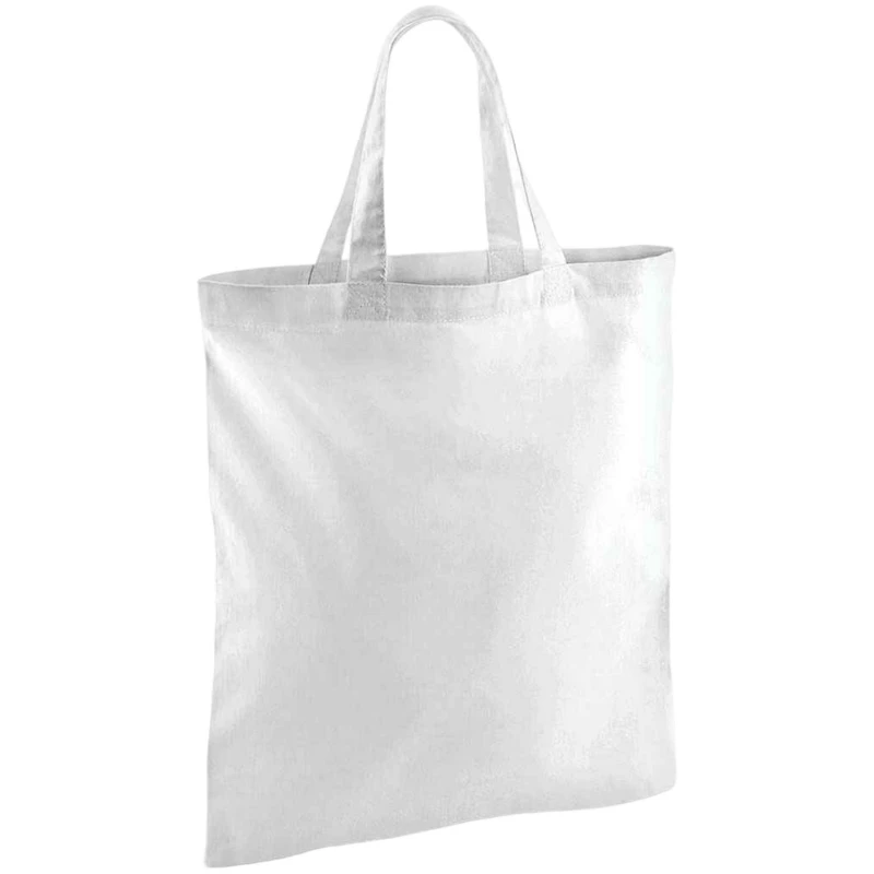 Image of Westford Mill Womens Short Handle Tote Bag in White White Female One Size