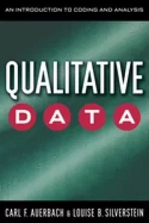 Image of qualitative data an introduction to coding and analysis auerbach carl and s