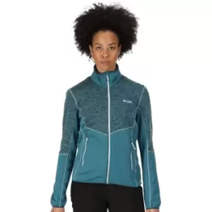 Image of Regatta Womens Lindalla IV Full Zip Marl Knit Fleece Jacket 10 - Bust 34' (86cm)