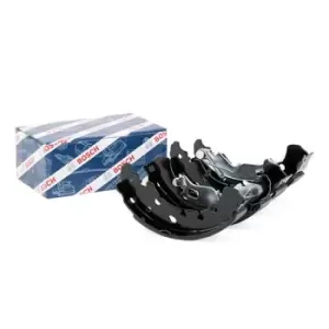 Image of Bosch Brake Shoes 0 986 487 702 Brake Shoe Set,Brake Lining OPEL,FIAT,PEUGEOT,Corsa D Schragheck (S07),Adam (M13),GRANDE PUNTO (199),PANDA (169)