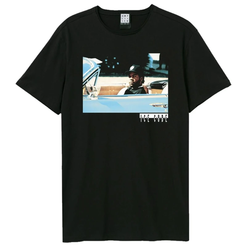 Image of Amplified Amplified Men Boyz In The Hood Roll By Ice Cube T-Shirt in Black Size: X-Small Black XS Male 5063852062171