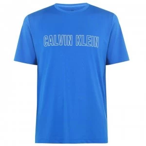 Image of Calvin Klein Performance Logo T-Shirt - 489 Imperl Blue