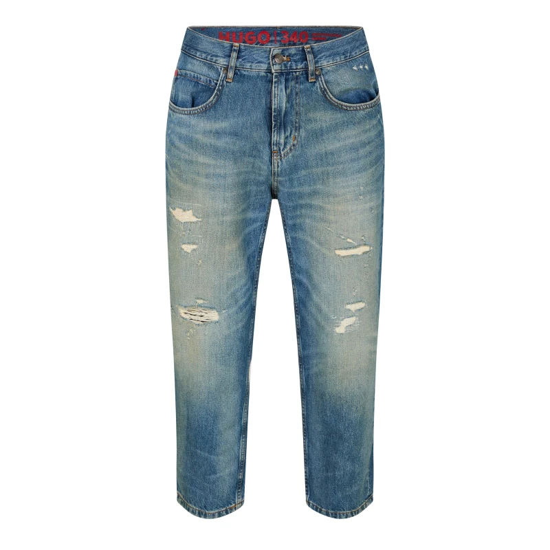 Image of Hugo 340 10251050 01 Slim Fit Jeans Mens Bright Blue male 31W R