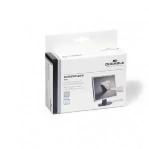 Image of Durable SCREENCLEAN Duo Pack of Wet & Dry Wipes Pack of 10