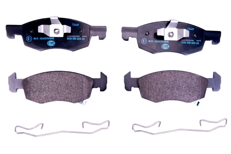 Image of HELLA Brake pad set HELLA 8DB 355 023-261
