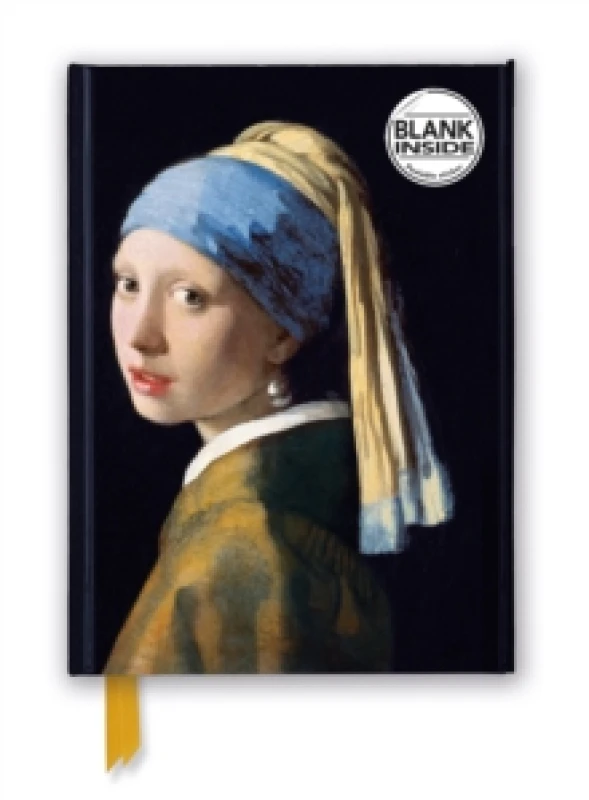 Image of Johannes Vermeer: Girl with a Pearl Earring (Foiled Blank Journal) Notebook / blank book