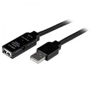 Image of StarTech.com 25m USB 2.0 Active Extension Cable - M/F