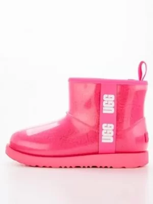 Image of UGG Classic Clear Mini Ii Boot, Pink, Size 1 Older