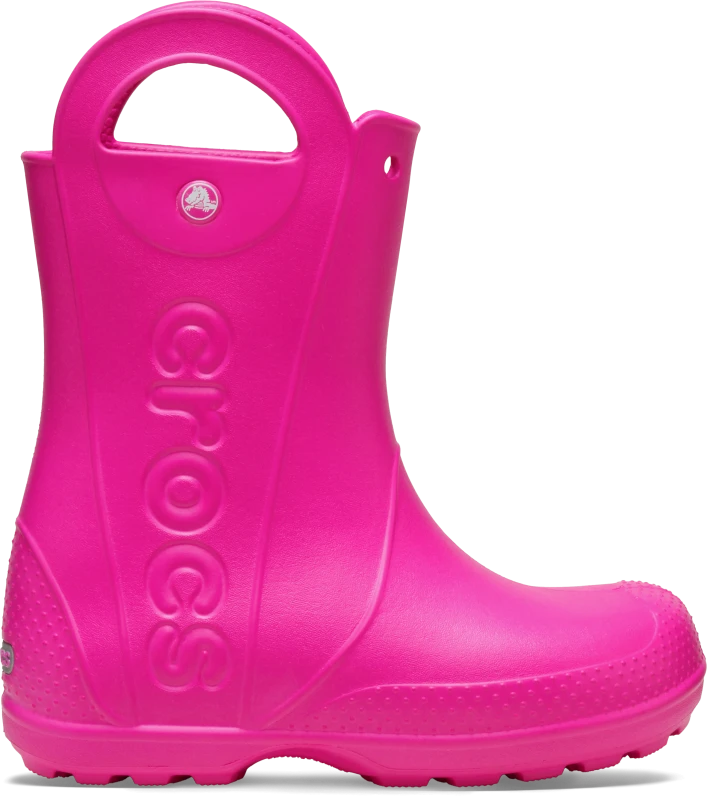 Image of Crocs Kids Toddler Handle It Rain Boot Boots Pink Crush C8
