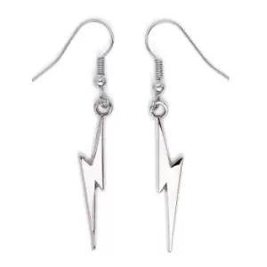 image of Harry Potter Lightning Bolt Drop earrings