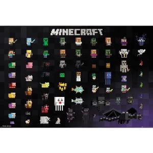 Image of Minecraft Pixel Sprites Maxi Poster