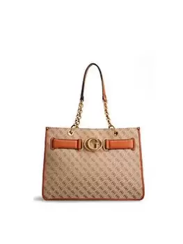 image of Guess Aviana Tote, Brown, Women