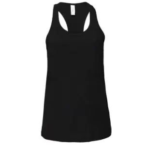 Image of Bella + Canvas Womens/Ladies Racerback Tank Top (L) (Black)