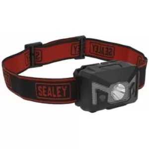 image of Sealey - HT102R Rechargeable Head Torch 3W SMD LED Auto-Sensor