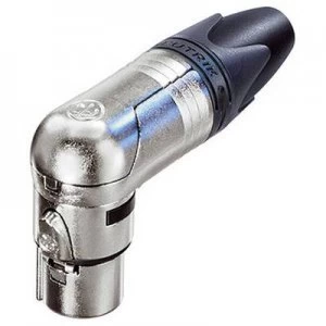 Image of Neutrik NC5FRX XLR connector Socket, right angle Number of pins: 5 Silver