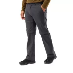 image of Craghoppers Mens Kiwi Pro II Convertible Walking Trousers 32L - Waist 32' (81cm), Inside Leg 33'