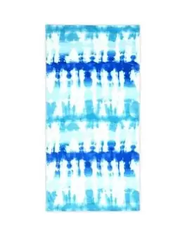 image of Pineapple Elephant Tie Dye Beach Towel