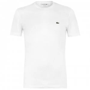 Image of Lacoste Basic Cotton T Shirt - White 001