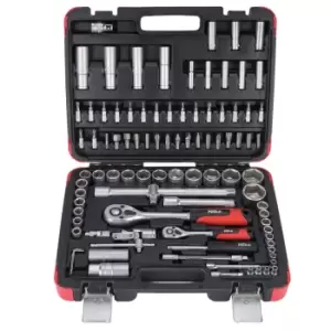 image of Hilka 94 Piece 1/4 & 1/2 Drive Socket Set