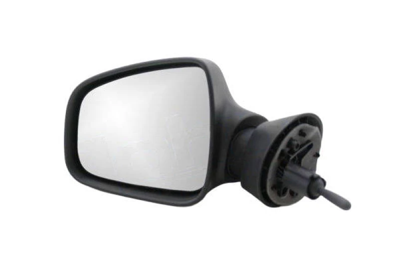 Image of JOHNS 25 12 37-1 Wing mirror Left, black, Convex Outside Mirror (50)