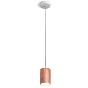 Image of Kolarz TUBE - Slim Pendant Light - Vintage Copper Finish, 1x GX53