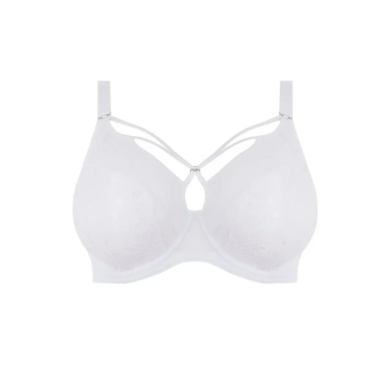 Image of Elomi Womens underwired plunge bra Elomi Brianna Blanc Female 85L