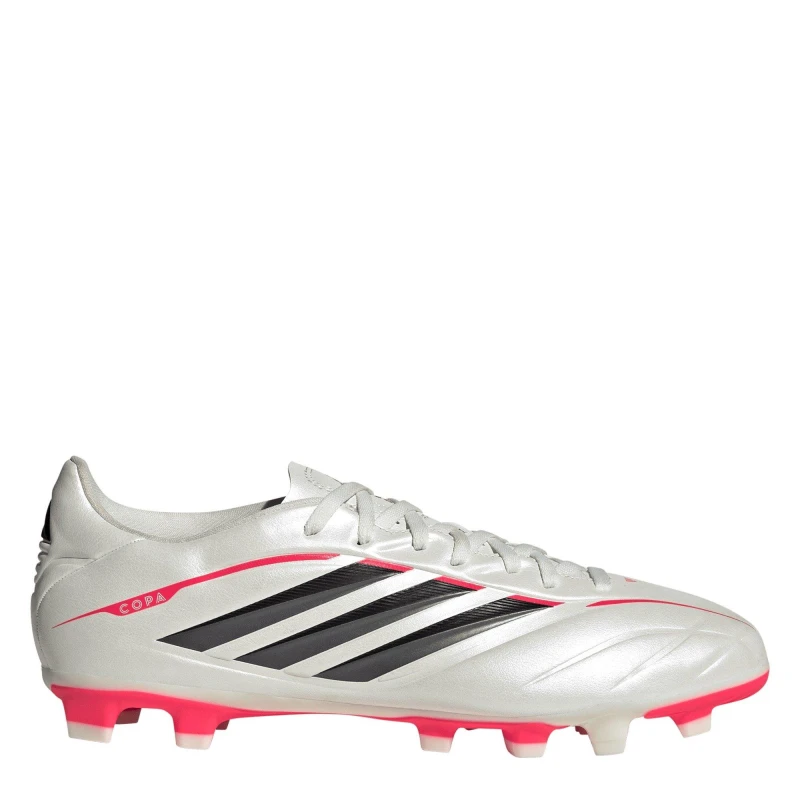 Image of adidas Mens adidas Copa Pure IV Club Firm Ground Football Boots Silver/Black male 7 (40.7)