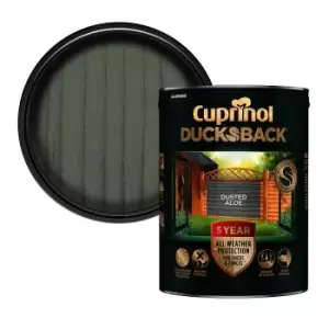Image of Cuprinol Ducksback Shed & Fence Paint - Dusted Aloe - 5L