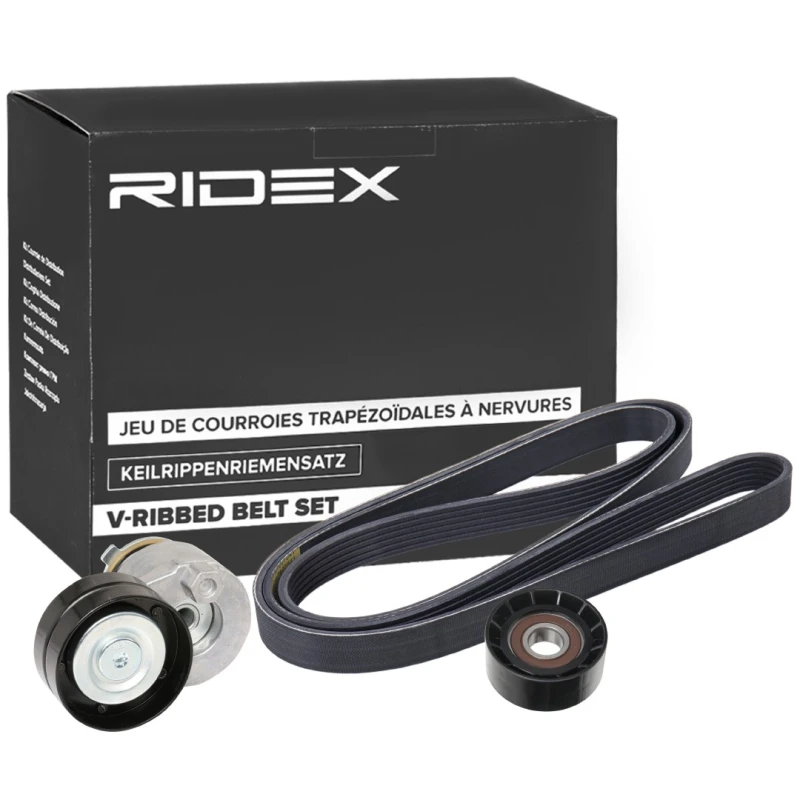 Image of RIDEX 542R0935 V-ribbed belt set V-Ribbed Belt Set (542)