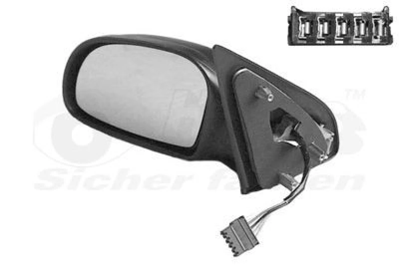 Image of VAN WEZEL Wing mirror VAN WEZEL 0950817