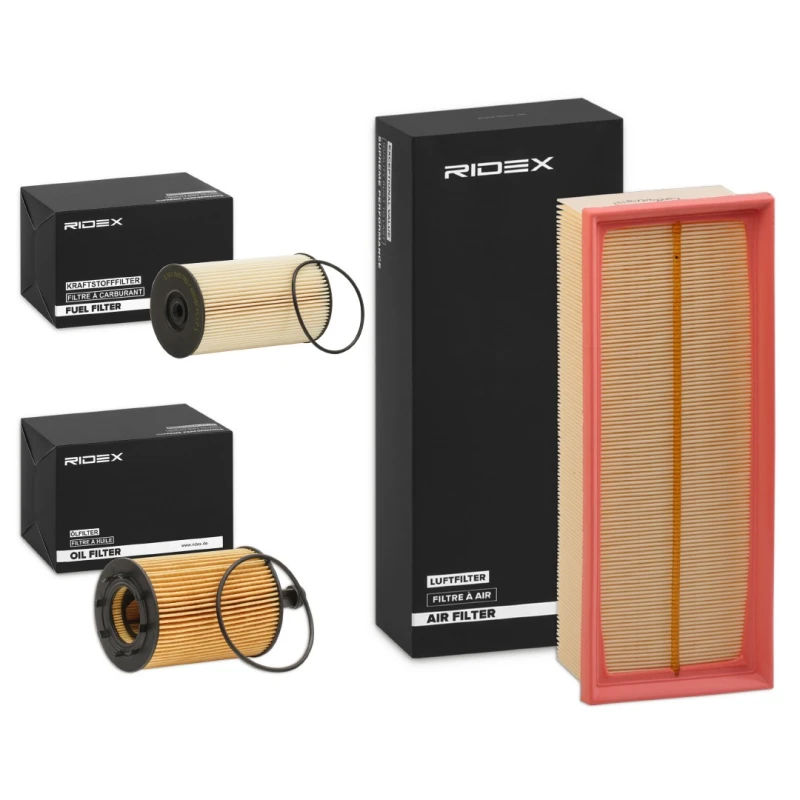 Image of RIDEX 4055F7501 Filter Set with air filter Filter Set (4055)