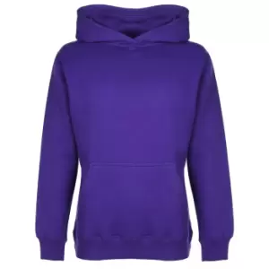 Image of FDM Kids/Childrens Unisex Hooded Sweatshirt / Hoodie (300 GSM) (5-6 years) (Heather Grey)