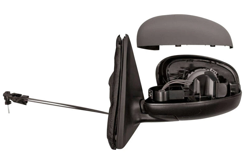 Image of PRASCO SK3267124 Wing mirror Left, Manual, Internal Adjustment, primed Outside Mirror (50)