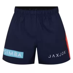 Image of Castore Saracens Away Shorts Adults 2023 2024 - Blue