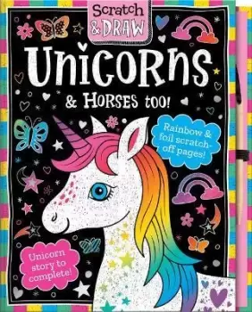 Image of Scratch and Draw Unicorns & Horses Too! - Scratch Art by Joshua George