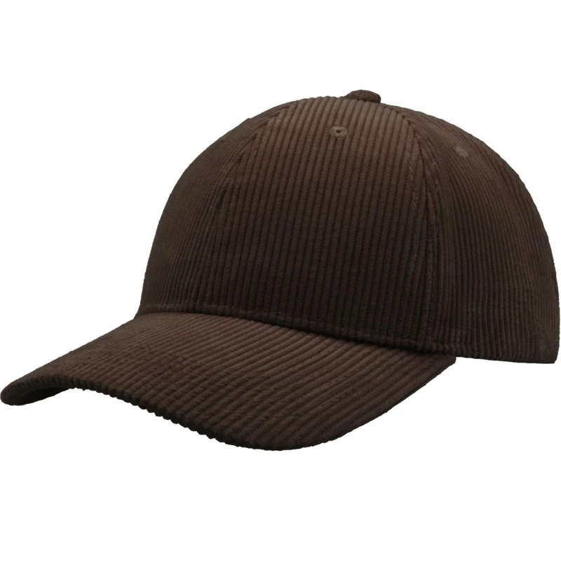 Image of Atlantis Womens Cordy S Corduroy Baseball Cap in Brown Brown Female One Size