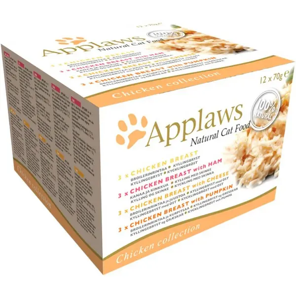 image of Applaws Chicken Cat Food 12 x 70g