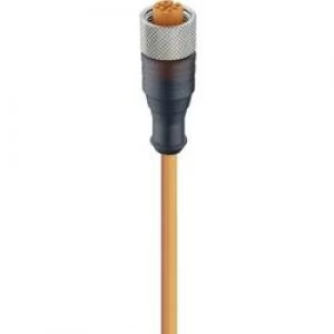 Image of Lumberg Automation 11363 RKT 4 3 062 M Actuator Sensor Connection Line M8 Connector Straight Orange