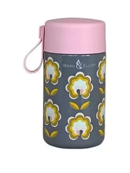 image of Beau & Elliot 'Boho' Stainless Steel Insulated Food Flask (500Ml)