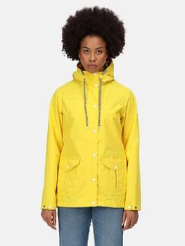 Image of Regatta Bayarma Waterproof Shell Jacket - Yellow, Yellow, Size 14, Women