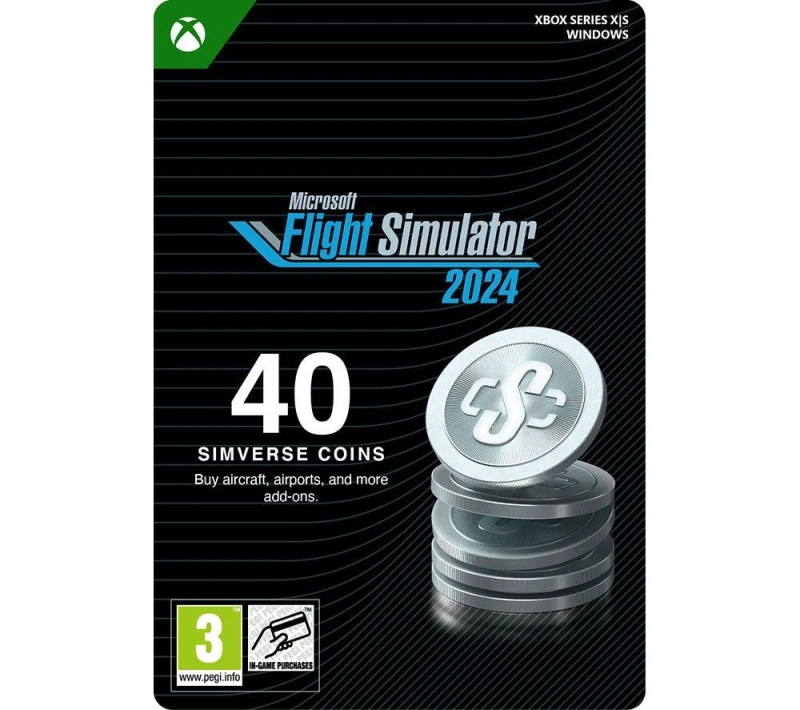 Image of Microsoft Microsoft Flight Simulator 2024 40 Coins - Xbox