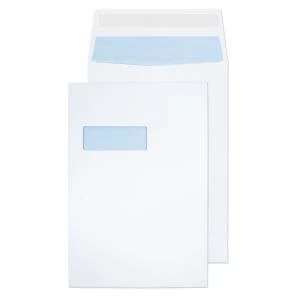 Image of Value Gusset Pocket PS Win C4 324x229x25mm White Pack 125 40219BL