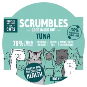 Image of Scrumbles Tuna Wet Cat Food 8 x 85g
