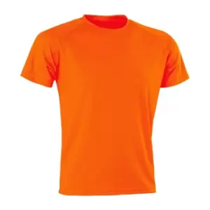 Image of Spiro Mens Aircool T-Shirt (XS) (Flo Orange)